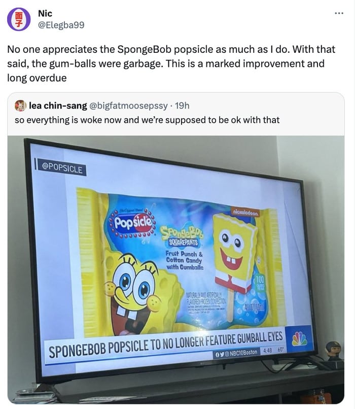 Spongebob Popsicle Eyes No Gumball - improvement
