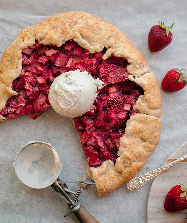 Summer Dessert Recipes - strawberry galette