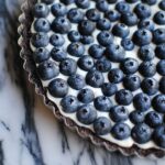 Summer Dessert Recipes - blueberry chocolate tart