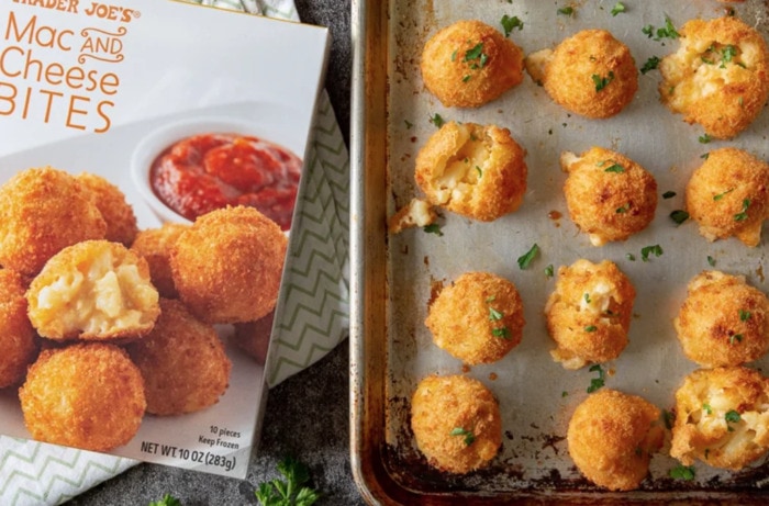 trader joe's appetizers - mac and cheese bites