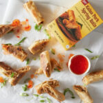 trader joe's appetizers - pork spring rolls