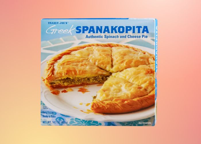 trader joe's appetizers - greek spanikopita