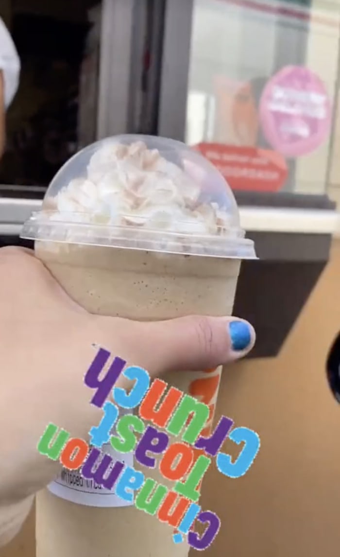 Dunkin Donuts Secret Menu - Cinnamon Toast Crunch Coolatta