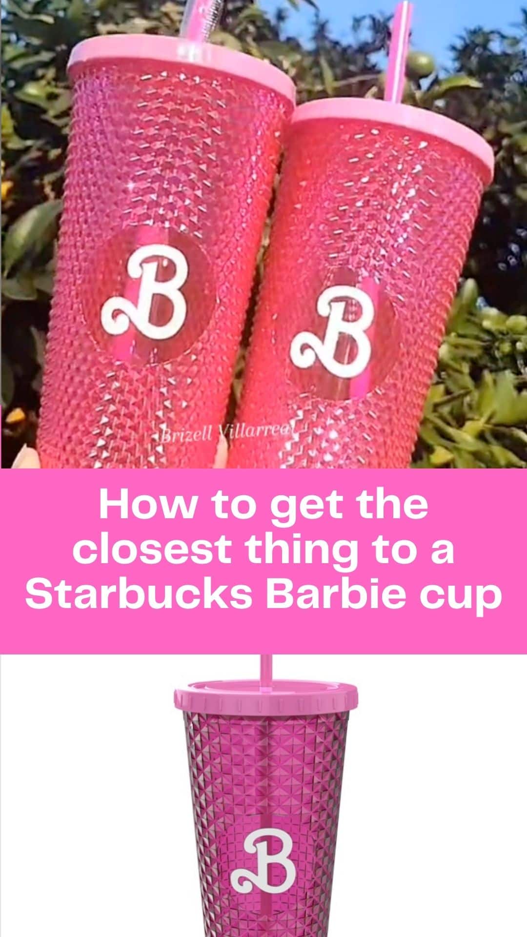This Pink Tumbler is the Closest Thing to an Official Barbie Starbucks Cup - Let's Eat Cake