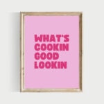 barbie kitchen products - what's cookin good lookin print