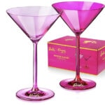 barbie kitchen products - pink cocktail glasses