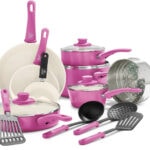 barbie kitchen products - pink kitchenware set
