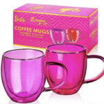 barbie kitchen products - pink glass mugs