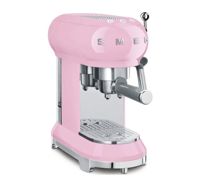 barbie kitchen products - pink smeg coffee maker