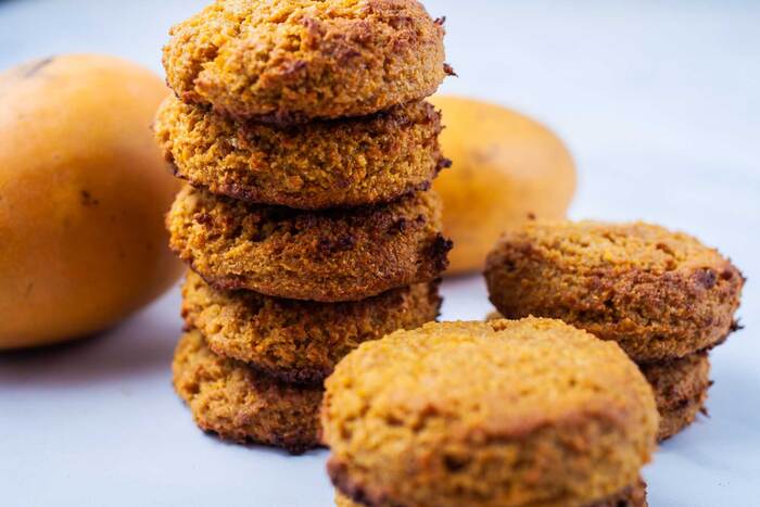 beach snack ideas - mango cookies