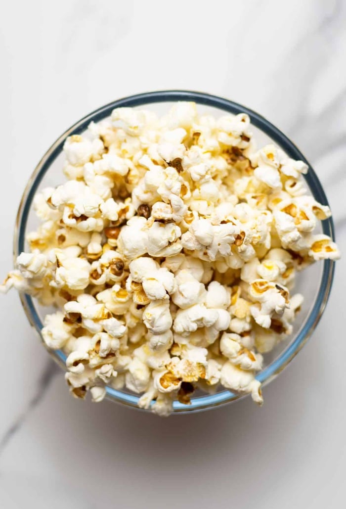 beach snack ideas - maple popcorn