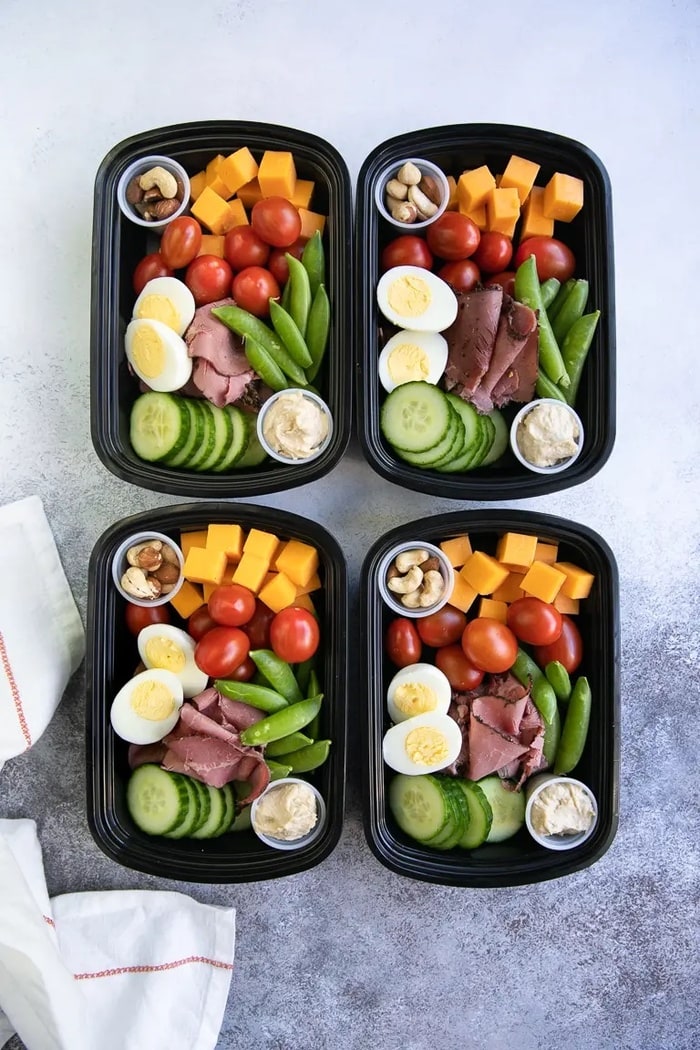 beach snack ideas - protein snack pack