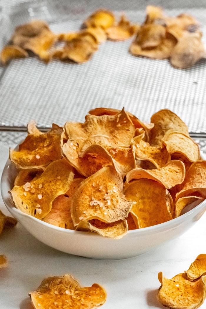 beach snack ideas - sweet potato chips