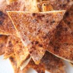 beach snack ideas - cinnamon pita chips
