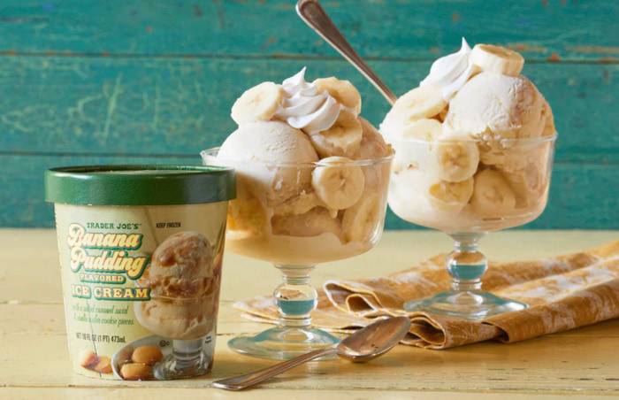 best trader joe's ice cream frozen treats - banana pudding