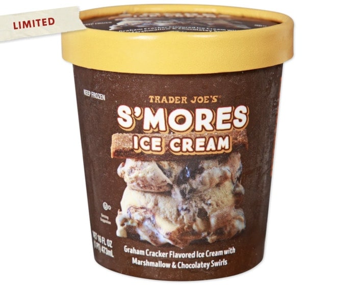 best trader joe's ice cream frozen treats -s'mores