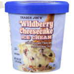 best trader joes summer products - wildberry cheesecake ice cream