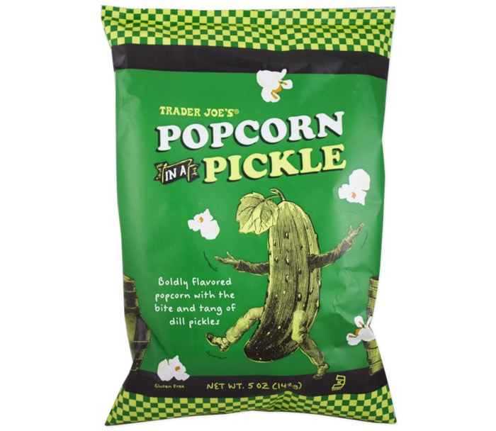 best trader joes summer products - popcorn in a pickle