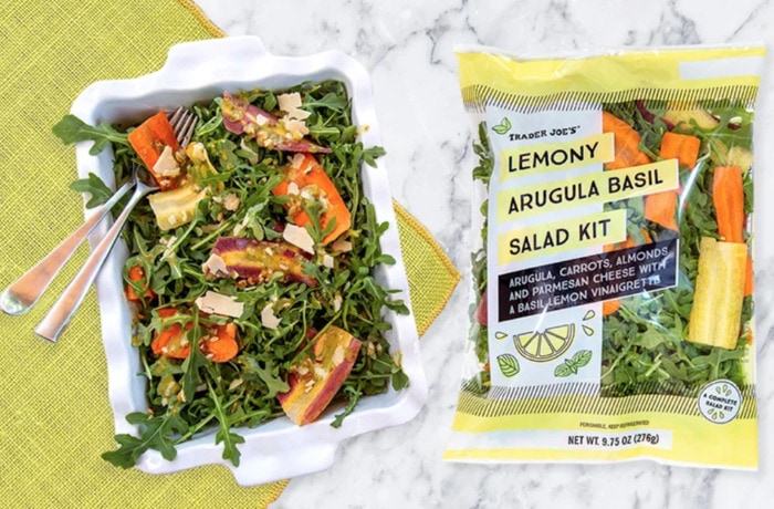 best trader joes summer products - lemony arugula salad kit