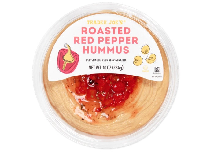 best trader joes summer products - red pepper hummus