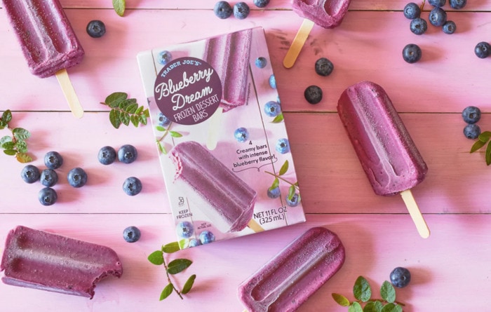 best trader joes summer products - blueberry dream bars