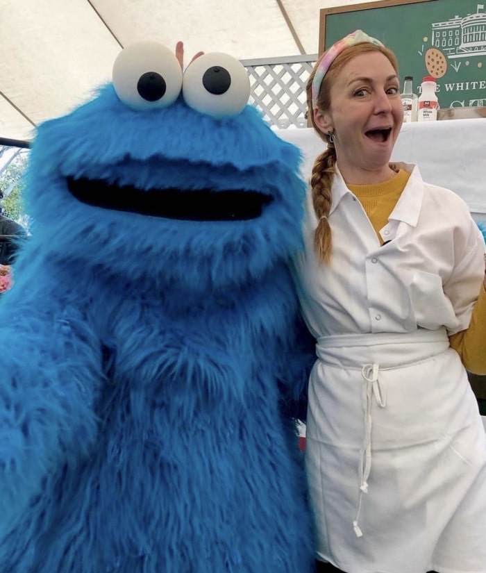christina tosi facts - tosi with cookie monster