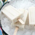 coconut recipes - Drunken Monkey Coconut Banana Popsicles