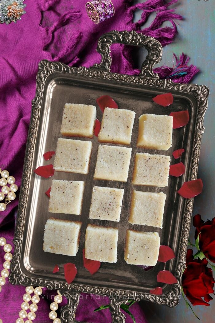 coconut recipes - Coconut Burfi