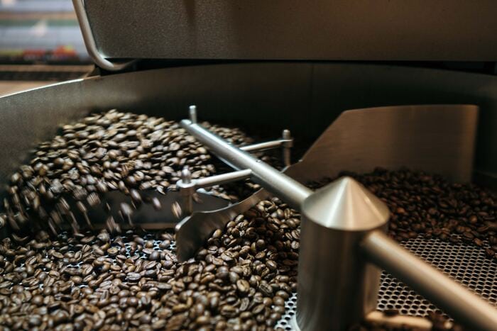 how is decaf coffee made - roasting coffee beans