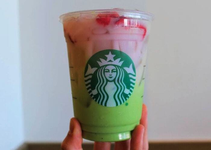 starbucks barbie drinks - matcha pink drink