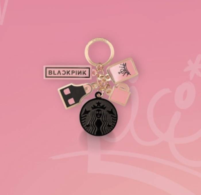 starbucks blackpink collection - Starbucks Blackpink Keychain Key Ring