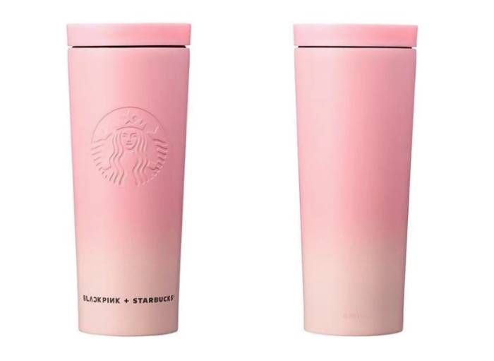 starbucks blackpink merch - BLACKPINK Starbucks Pink Ombre Thermos