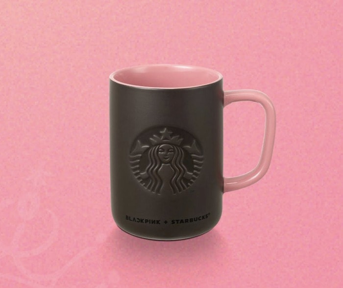starbucks blackpink merch - BLACKPINK Starbucks Black Regrind Ceramic Mug 16oz