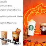 Starbucks Fall Menu 2023
