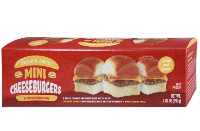 the worst foods at trader joes - mini cheeseburgers