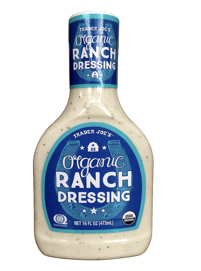 the worst foods at trader joes - organic ranch dressing