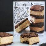 trader joes ice cream ranked - brownie crisp coffee sandwiches