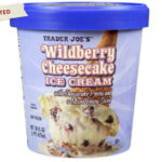 trader joes ice cream ranked - wildberry cheesecake