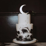 Goth Wedding Cakes - Crescent Moon