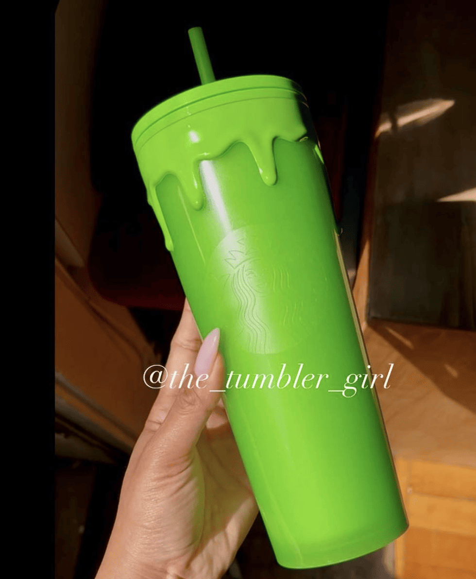 Starbucks Fall Cups for 2023 Include a GlowintheDark Slime Tumbler