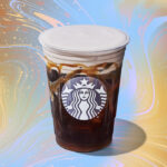 Starbucks Summer Remix - Chocolate Cream Cold Brew with Caramel Syrup in a Caramel Lined Cup