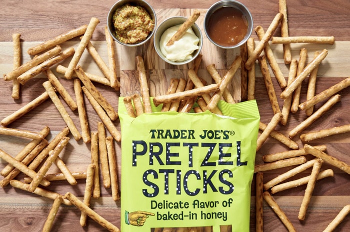 august trader joe's - pretzel sticks
