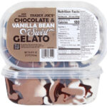 august trader joe's - vanilla bean chocolate swirl gelato