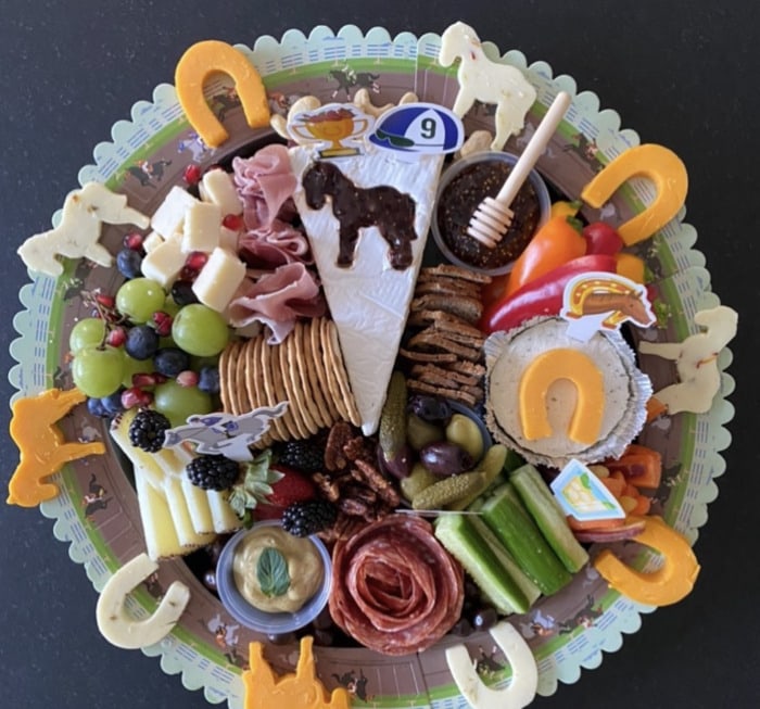 barbie charcuterie board - Kentucky Derby Ken Charcuterie Board