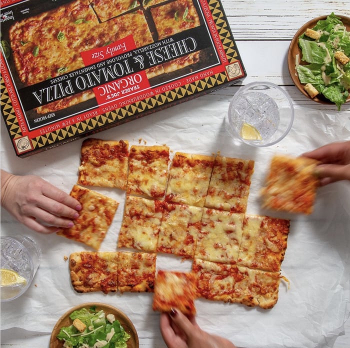 best trader joes pizzas ranked - three cheese pizza