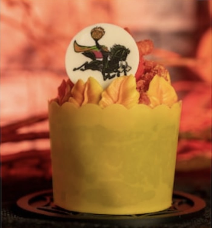 Disney Halloween food - Headless Horseman Cupcake