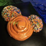 Disney Halloween food - Mickey-Shaped Cinnamon Roll