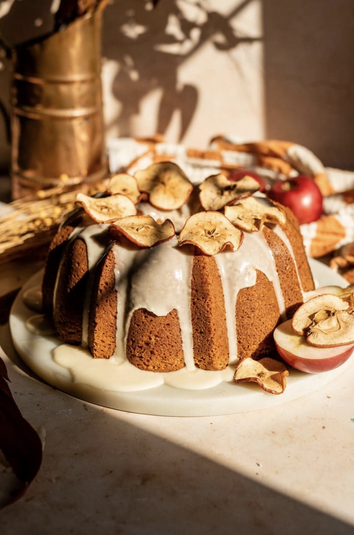 easy apple desserts - Apple Butter Pound Cake