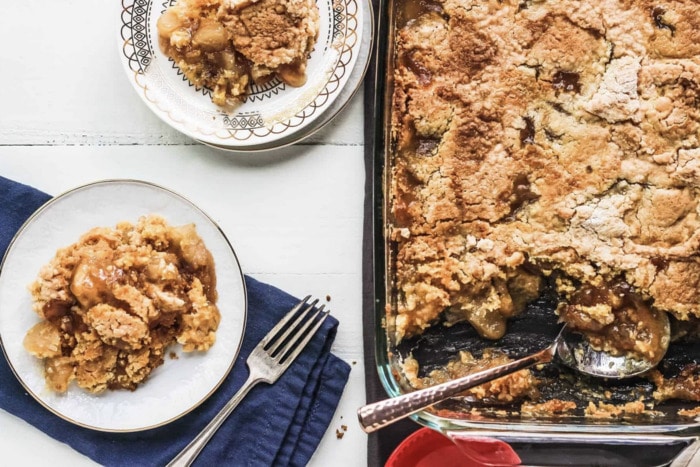 easy apple desserts - Caramel Apple Dump Cake