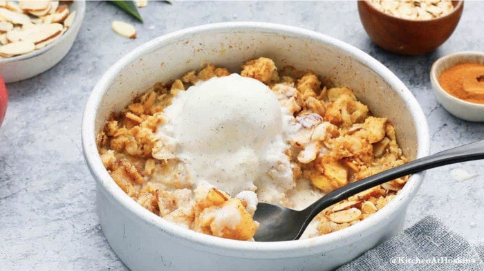 easy apple desserts - Air Fryer Apple Crisp